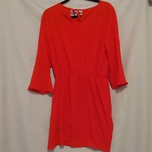 H&M divided orange mini dress
